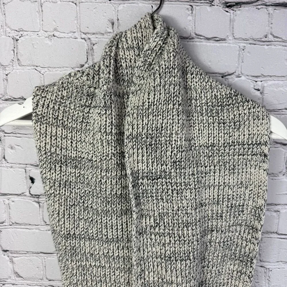 Love Your Melon Knit Infinity Scarf Navy Gray
